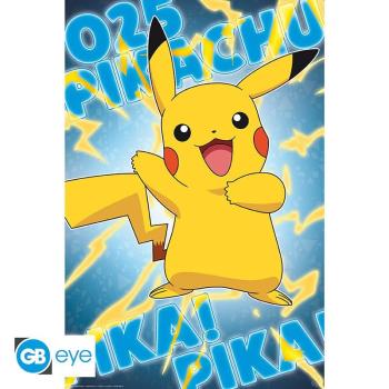 POKEMON - Poster Maxi "Pikachu Folie"  Lass den Strom mit dem Folienplakat von Pokémons Pikachu fließen!